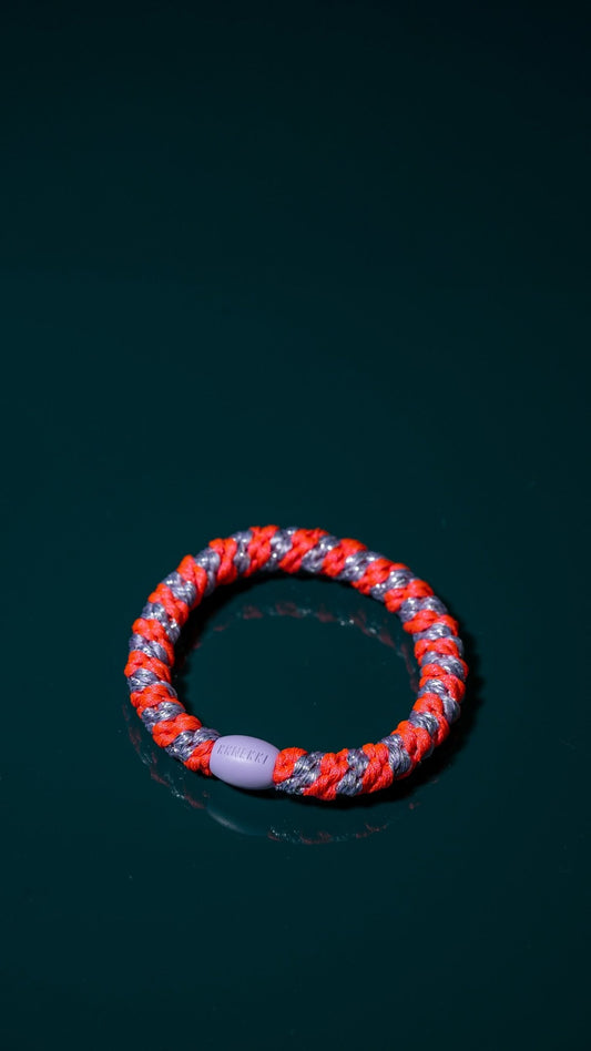 Kknekki | Bon Dep Haargummi - Stripe Lilac Neon Pink - kleinstadtleben concept store