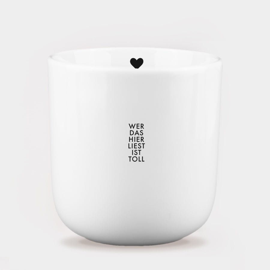 Becher WER DAS LIEST IST TOLL - kleinstadtleben concept store
