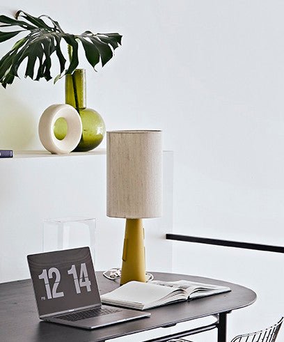 Ceramic Circle Vase M white speckled - kleinstadtleben concept store