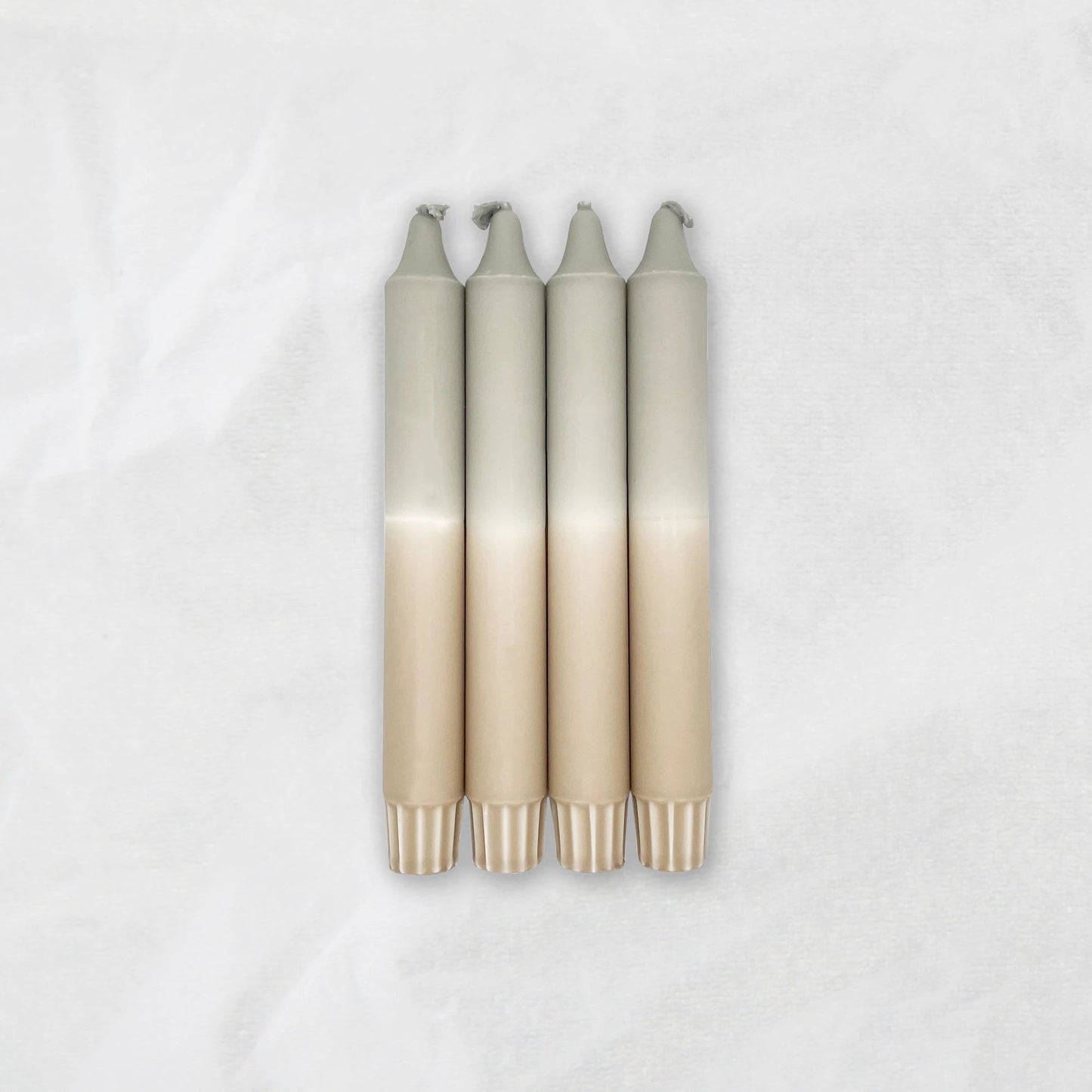 Dip Dye Kerze Cool Gray x Simply Taupe 4er Set - kleinstadtleben concept store