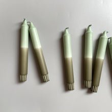 Dip Dye Kerze Eucalyptus x Martini Olive 4er Set - kleinstadtleben concept store