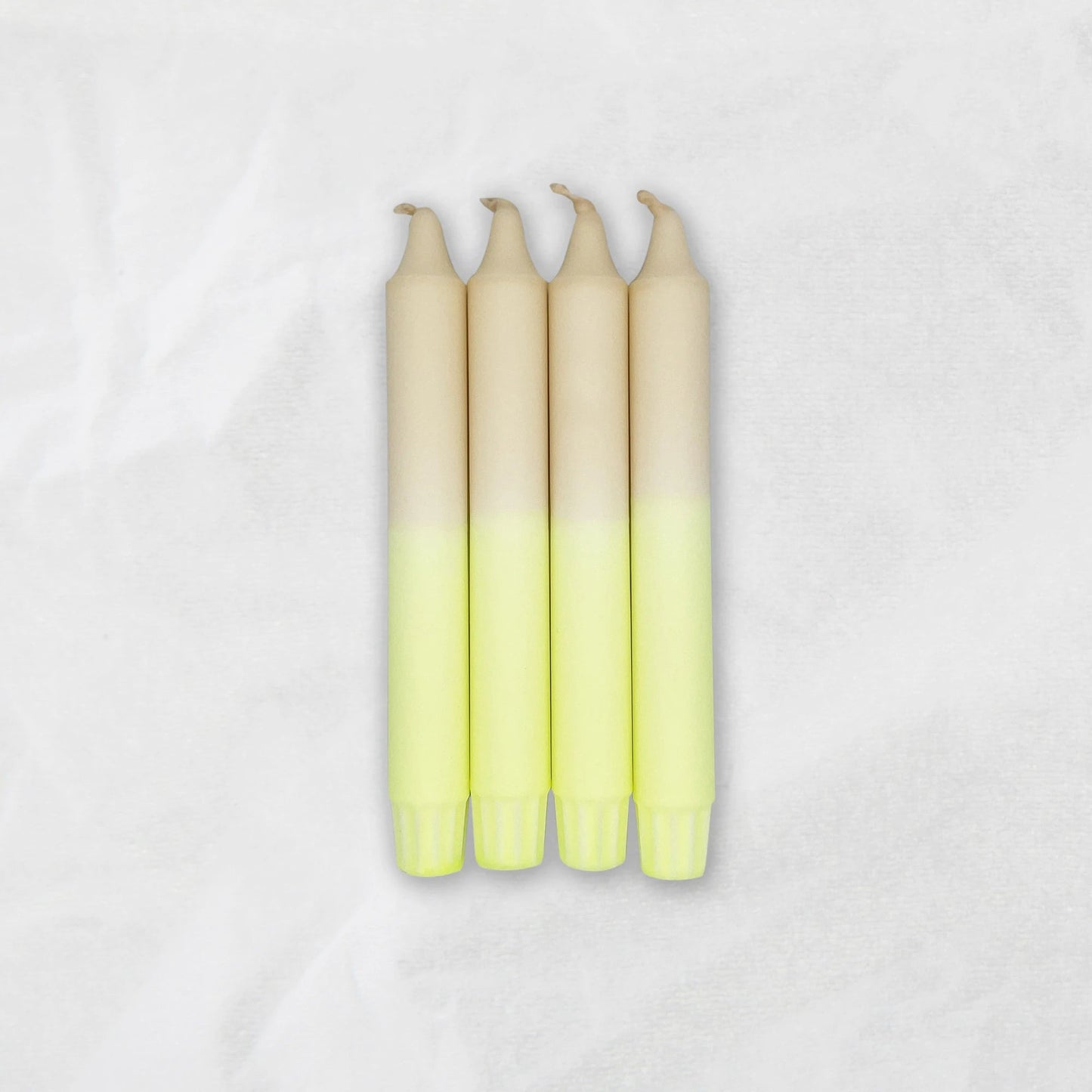 Dip Dye Kerze Milkshake x Pale Lime 4er Set - kleinstadtleben concept store