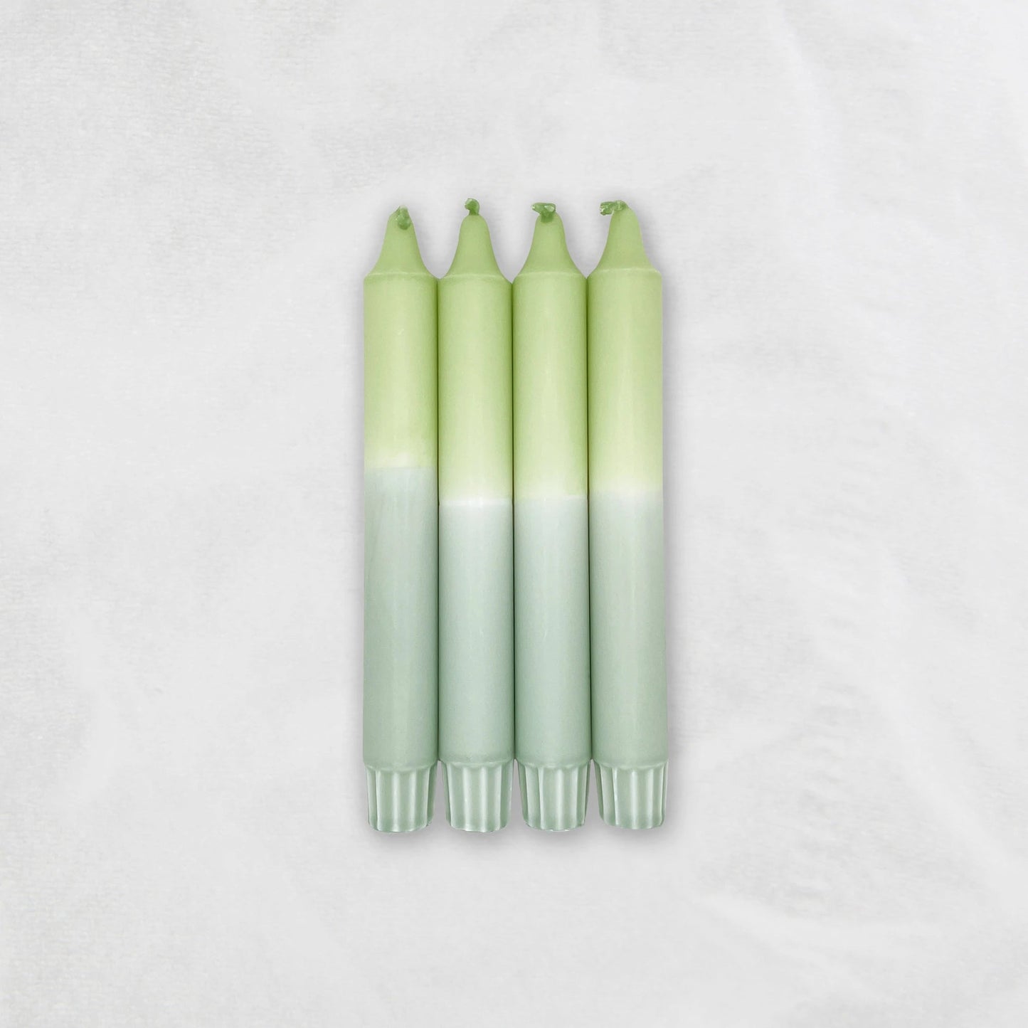Dip Dye Kerze Pistazie x Eucalyptus 4er Set - kleinstadtleben concept store