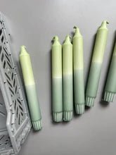 Dip Dye Kerze Pistazie x Eucalyptus 4er Set - kleinstadtleben concept store