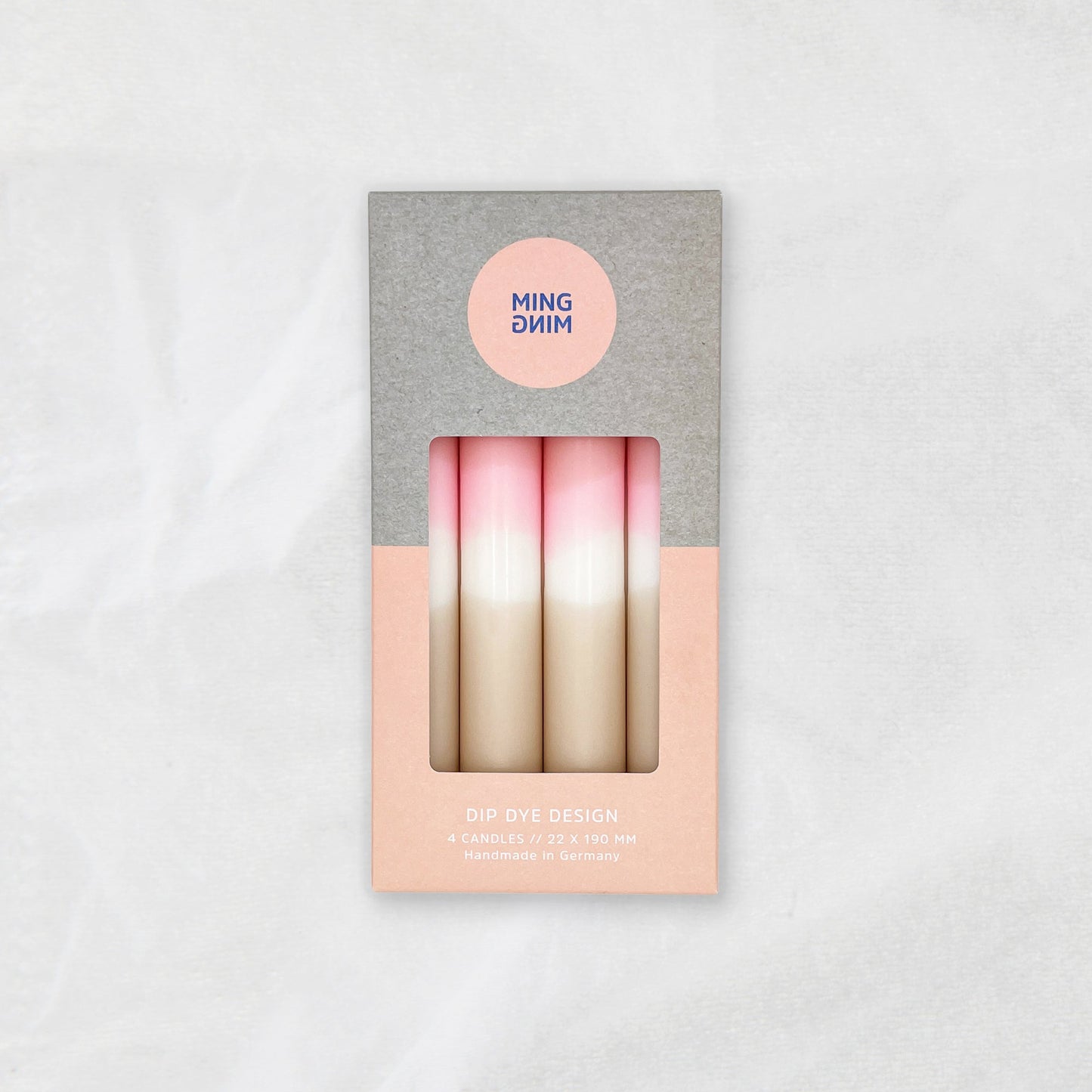 Dip Dye Kerze Soft Rosewood Mix 4er Set - kleinstadtleben concept store