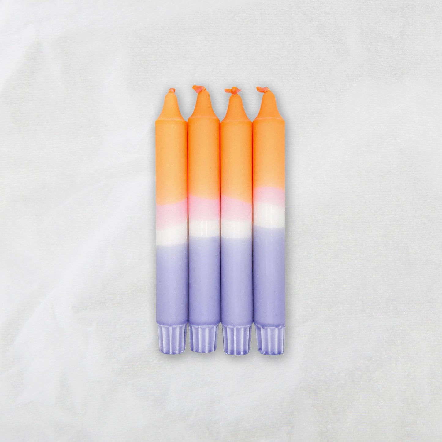 Dip Dye Kerze Sunrise Mix 4er Set - kleinstadtleben concept store