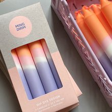 Dip Dye Kerze Sunrise Mix 4er Set - kleinstadtleben concept store