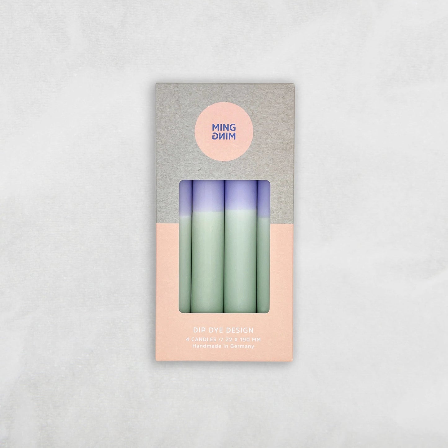 Dip Dye Kerze Sweet Lavender x Eucalyptus 4er Set - kleinstadtleben concept store
