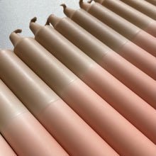 Dip Dye Kerze Taupe x Blush 4er Set - kleinstadtleben concept store