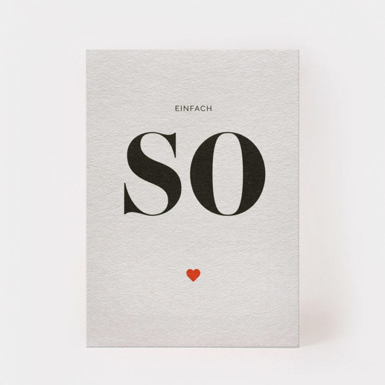 EINFACH SO Postkarte - kleinstadtleben concept store