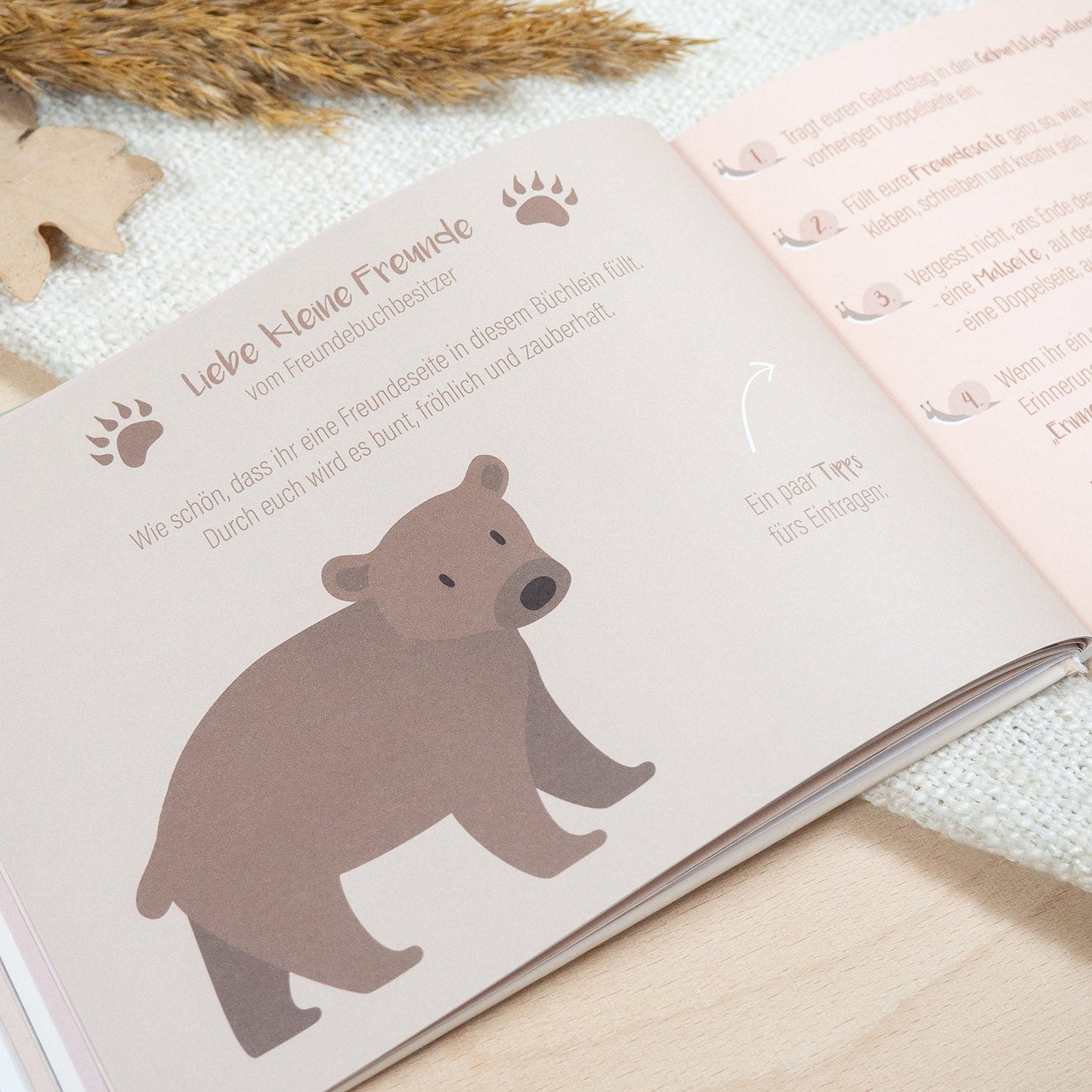 Freundebuch Kindergartenfreunde Waldtiere - kleinstadtleben concept store