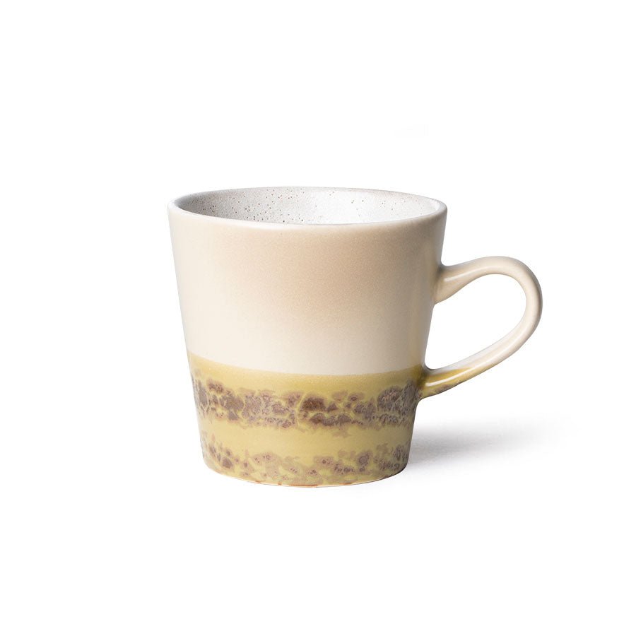 HKliving 70's ceramics americano mug metalic - kleinstadtleben concept store