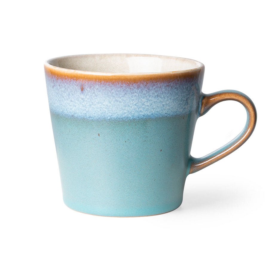 HKliving 70's ceramics cappucino mug dusk – kleinstadtleben concept store