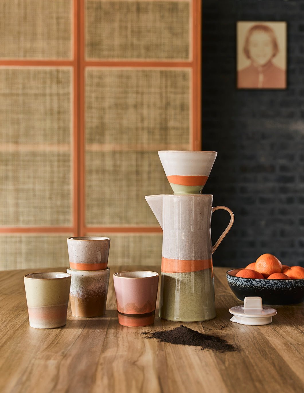 HKliving 70`s ceramics coffee mug mars - kleinstadtleben concept store