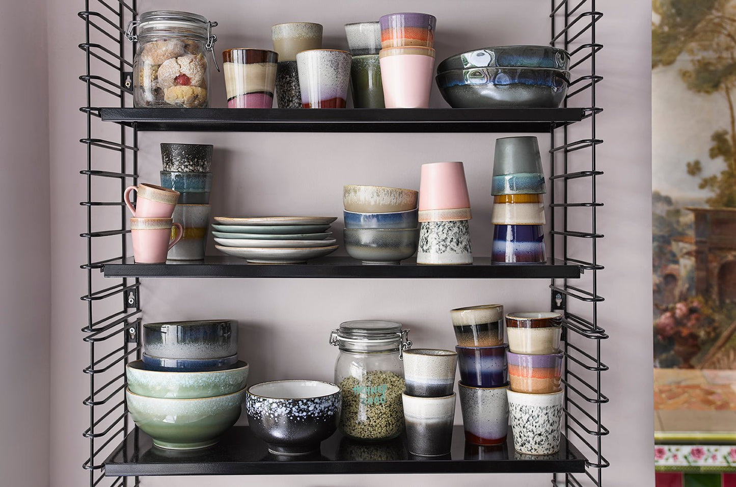 HKliving 70`s ceramics coffee mug mud - kleinstadtleben concept store