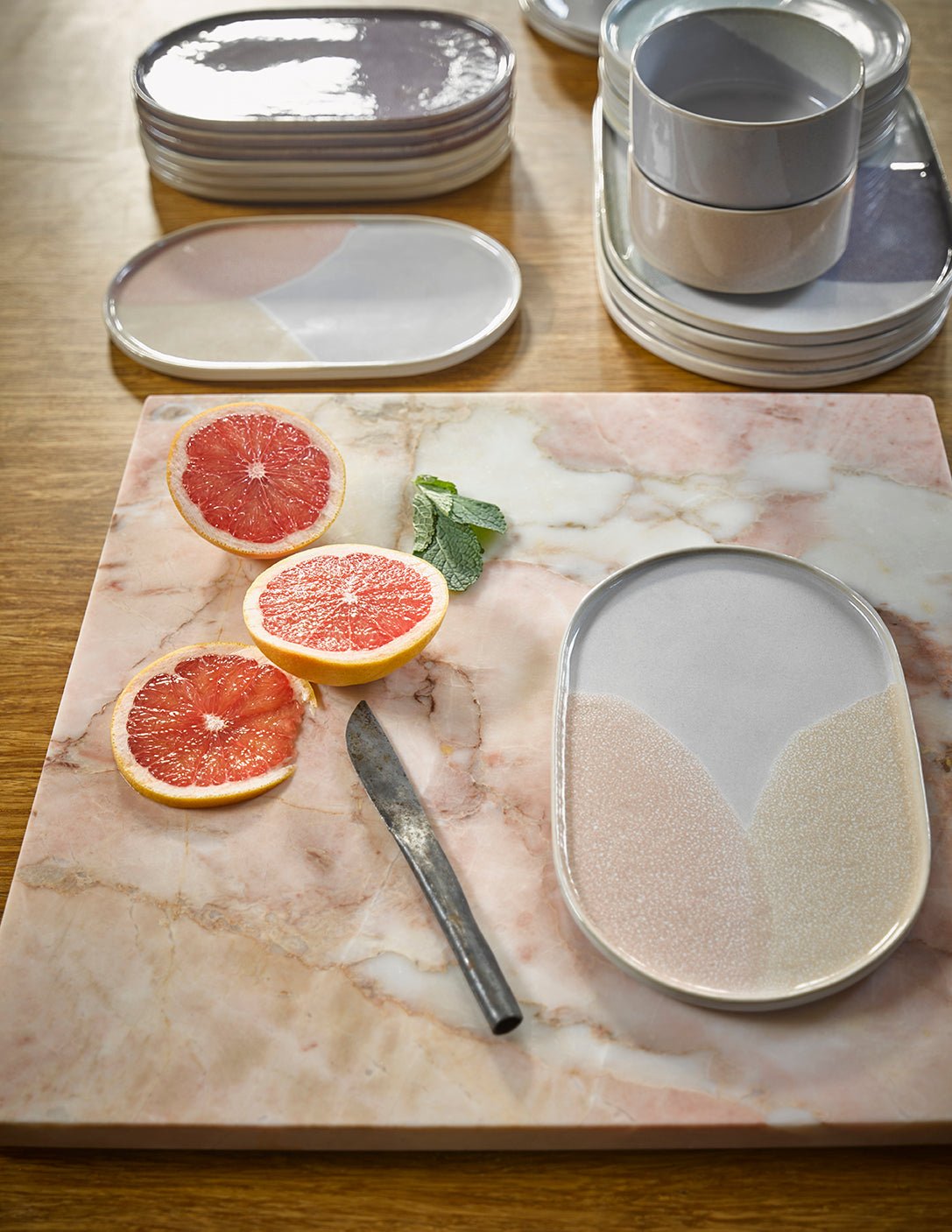 HKliving GALLERY CERAMICS BOWL PEACH/LILAC - kleinstadtleben concept store