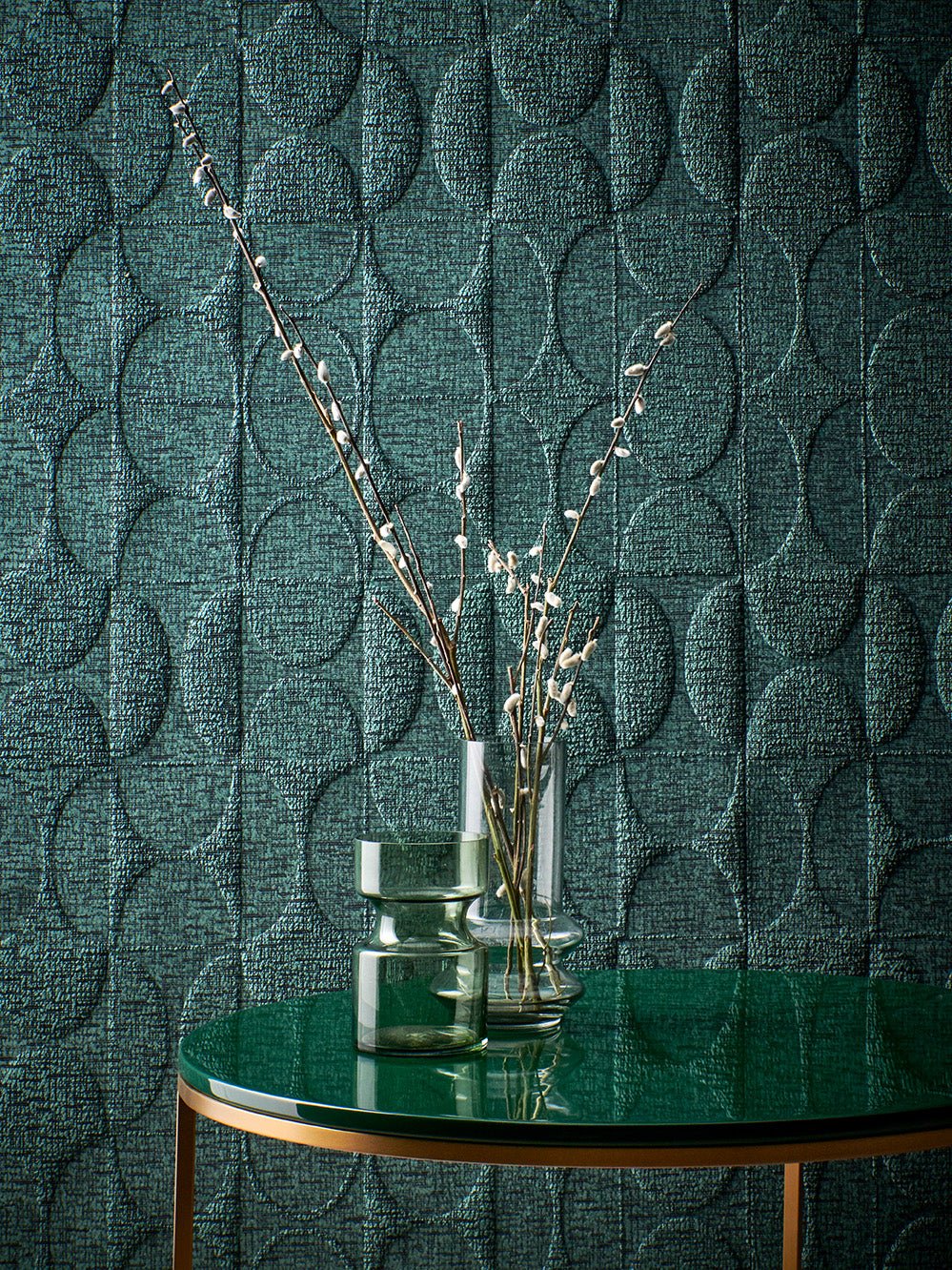 HKliving Vase green glas - kleinstadtleben concept store