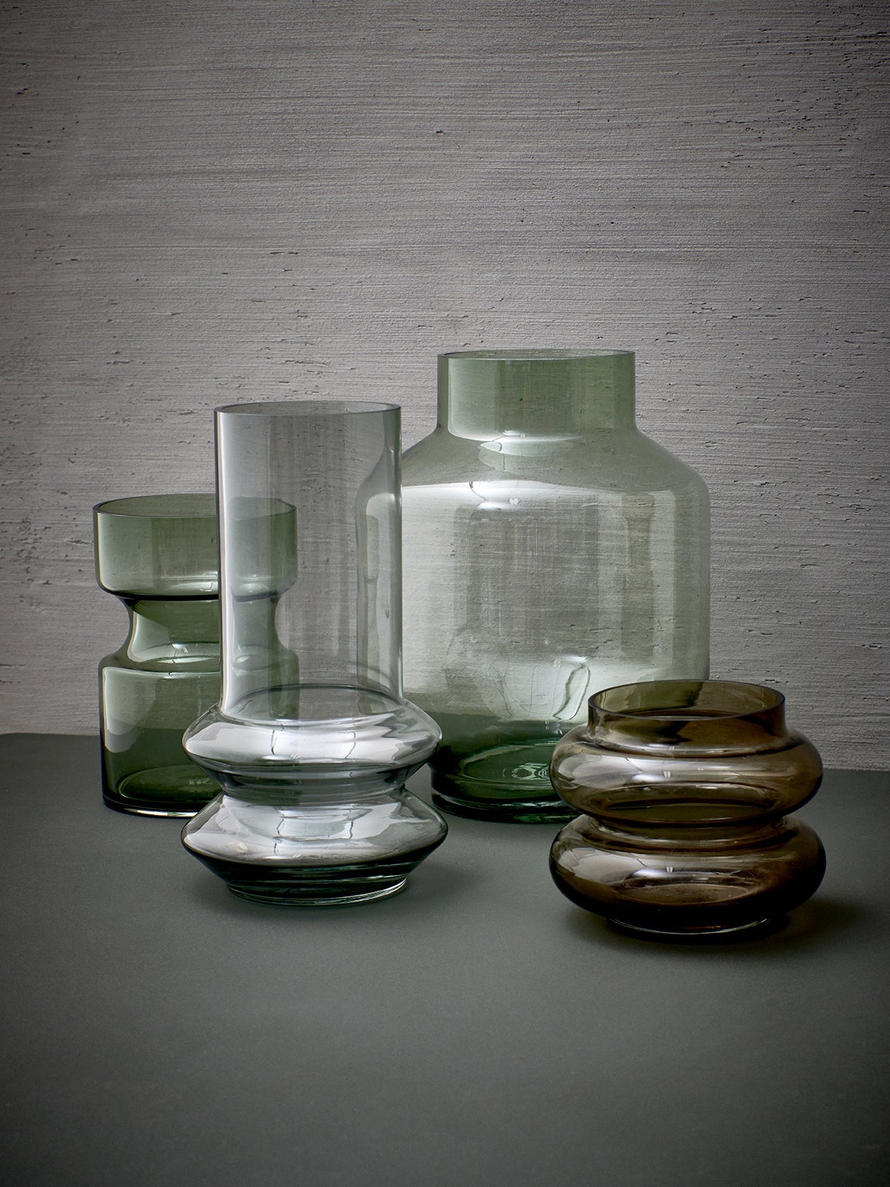 HKliving Vase green glas - kleinstadtleben concept store