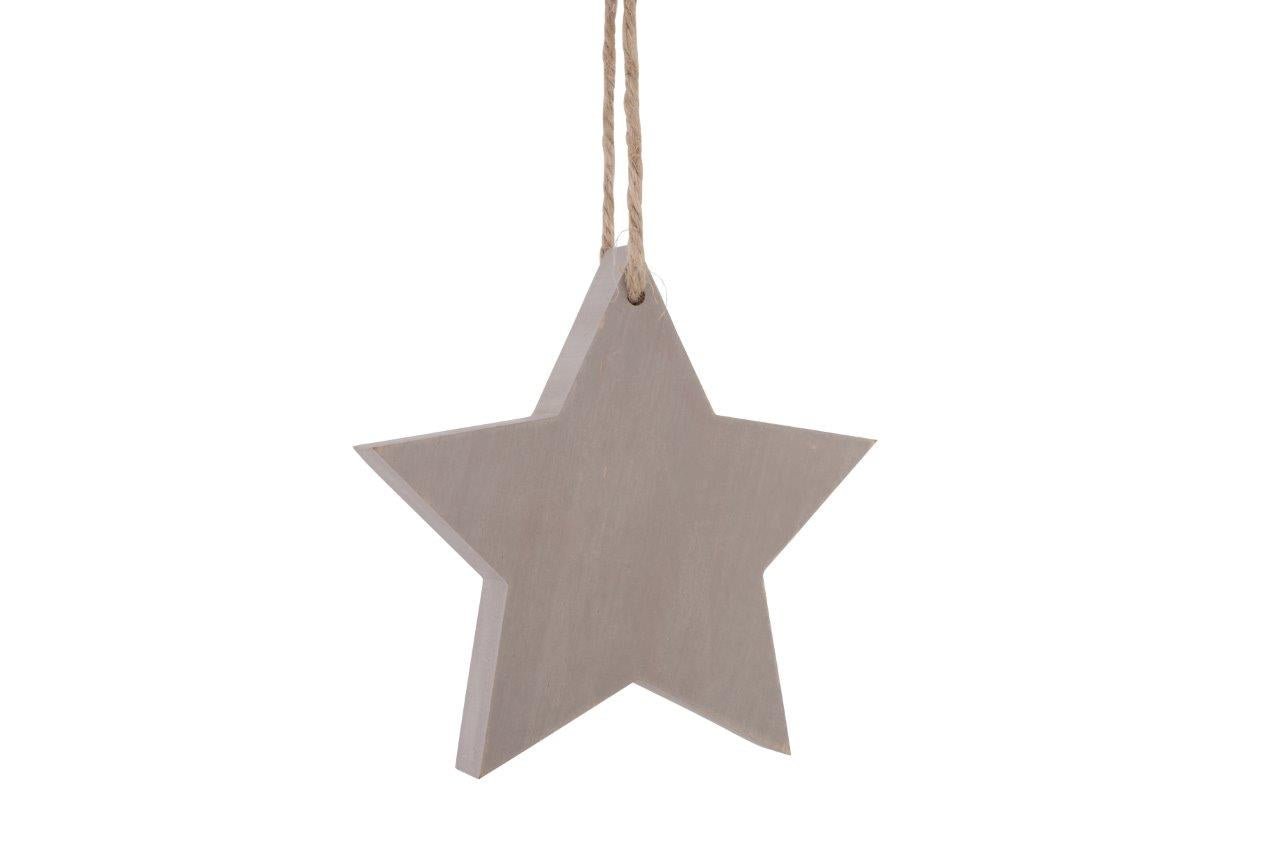 Holz Stern Alba Grau - kleinstadtleben concept store