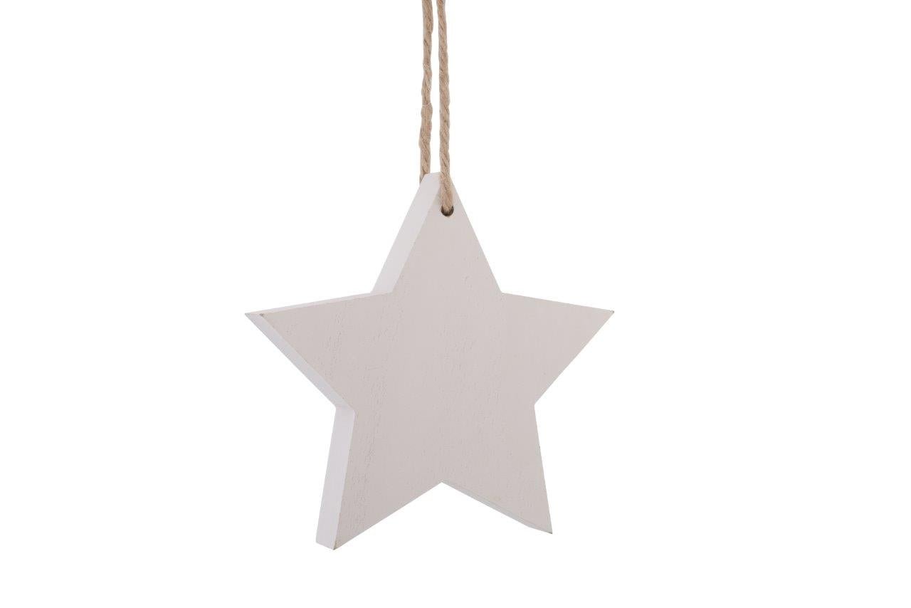 Holz Stern Alba Weiß - kleinstadtleben concept store