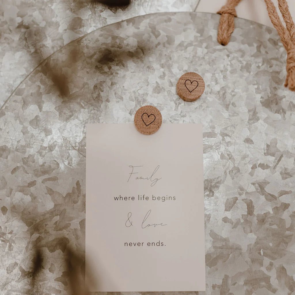 Holzmagnet 3er Set Herz - kleinstadtleben concept store