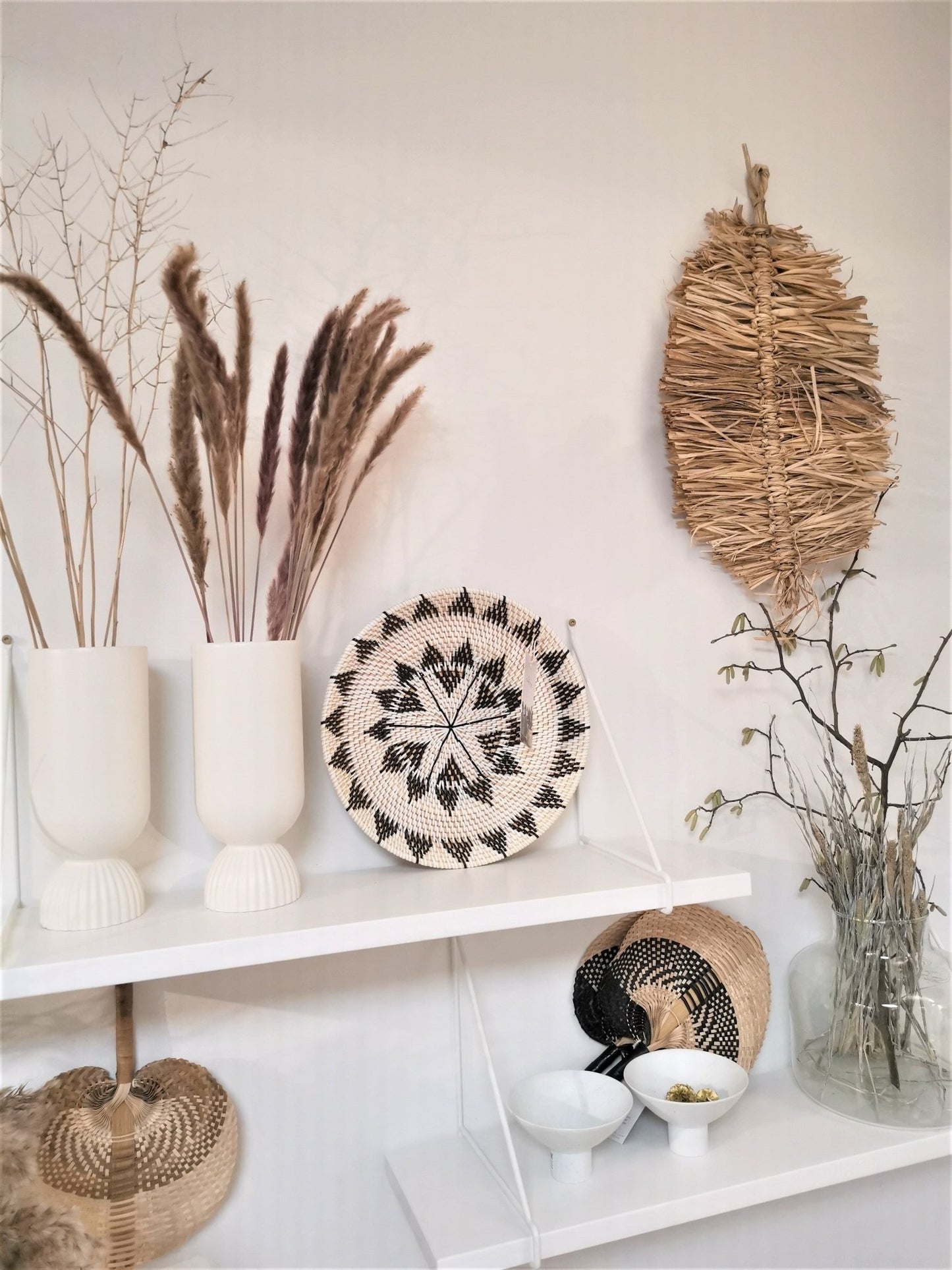 Juteblatt Wanddekoration 55 cm - kleinstadtleben concept store