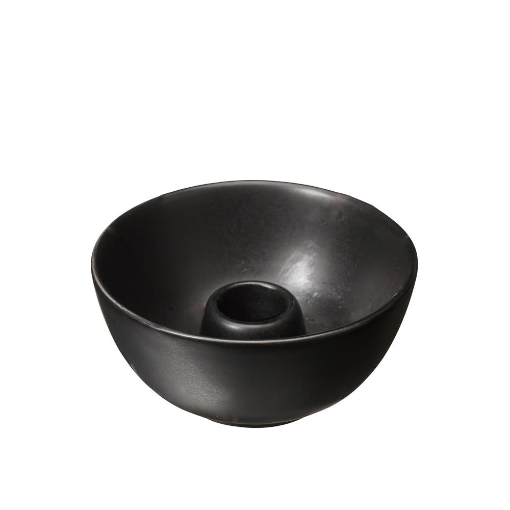 Kerzenhalter Megan schwarz - kleinstadtleben concept store