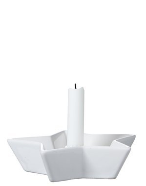 Kerzenhalter Stern Nellie weiß - kleinstadtleben concept store