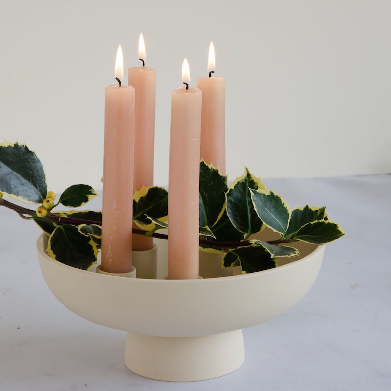 Kerzenständer loua 4 Kerzen beige – kleinstadtleben concept store