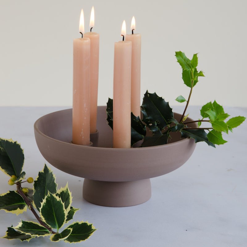 Kerzenständer loua 4 Kerzen braun – kleinstadtleben concept store