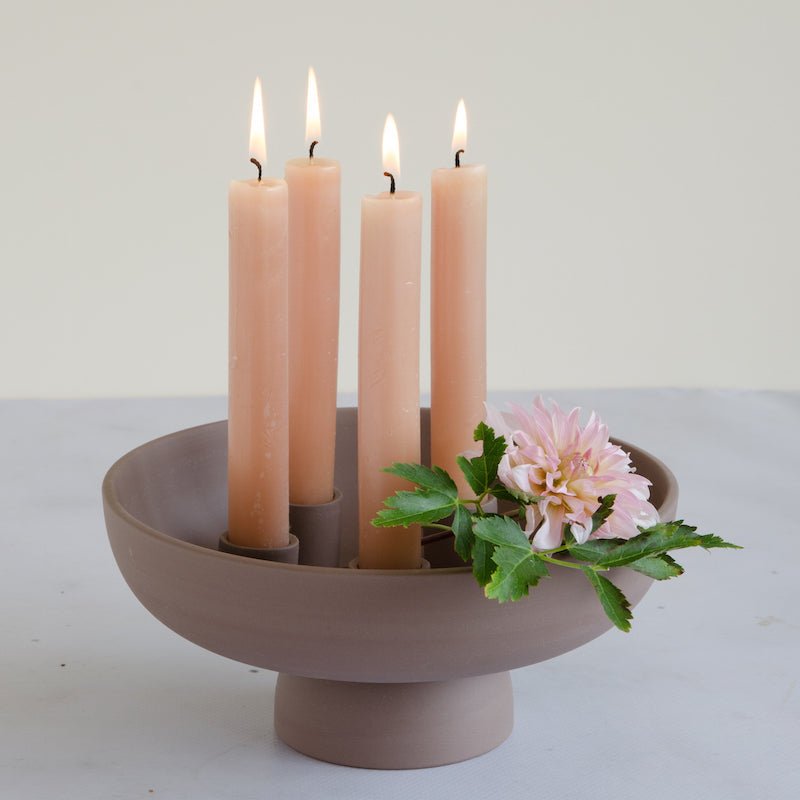 Kerzenständer loua 4 Kerzen braun - kleinstadtleben concept store