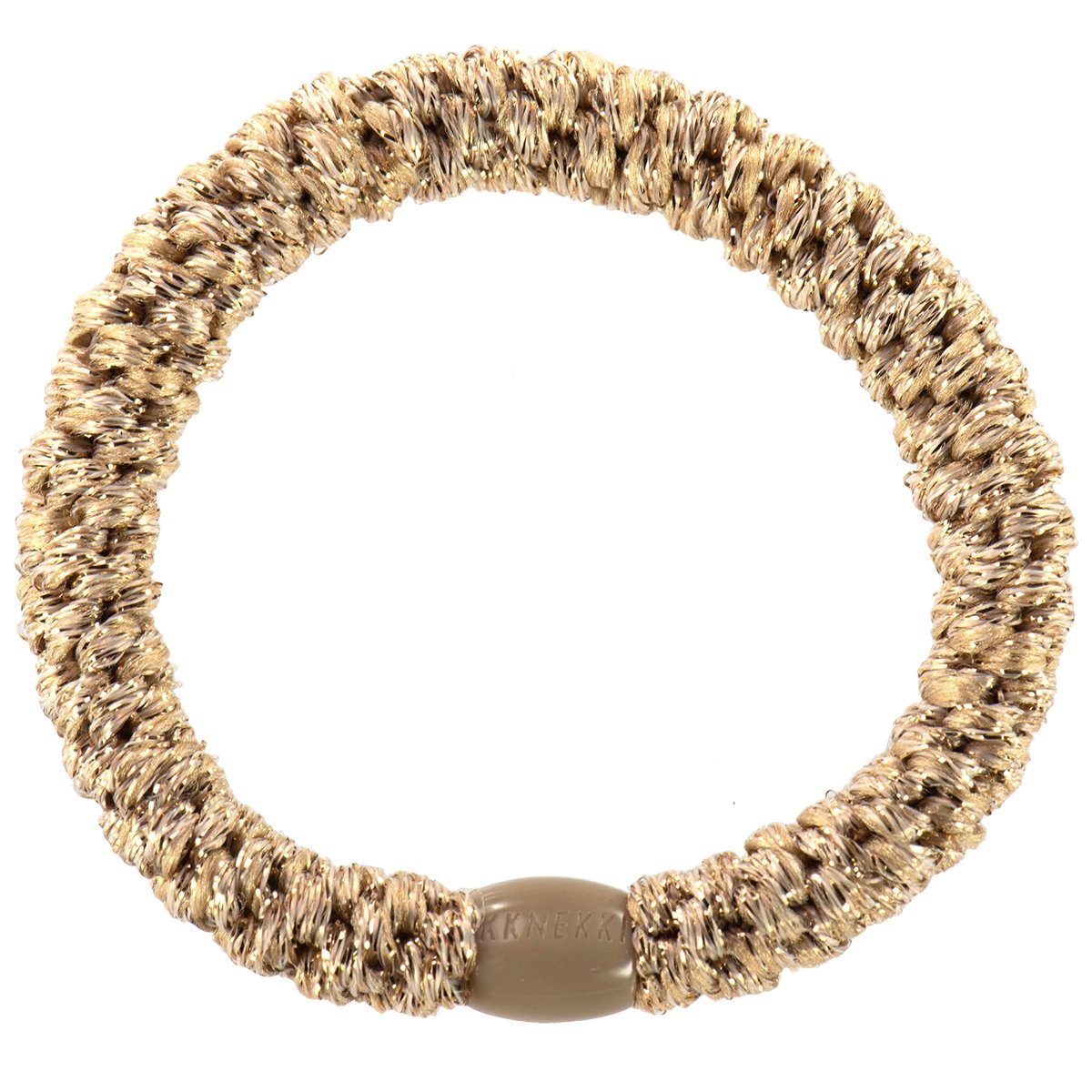 Kknekki | Bon Dep Haargummi - Beige glitter - kleinstadtleben concept store