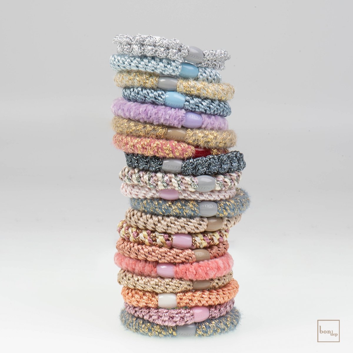 Kknekki | Bon Dep Haargummi - multi orange pink neon - kleinstadtleben concept store