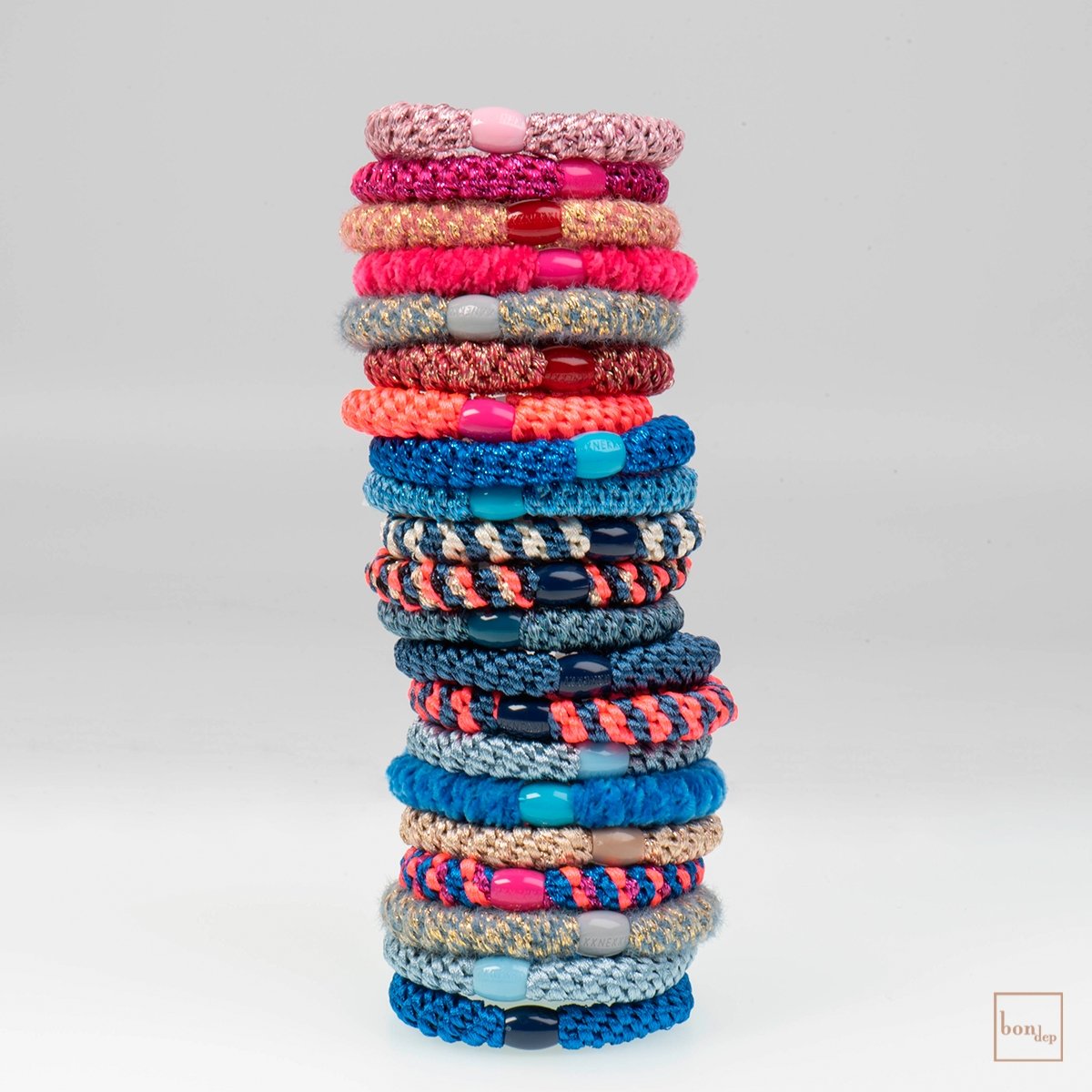 Kknekki | Bon Dep Haargummi - multi orange pink neon - kleinstadtleben concept store