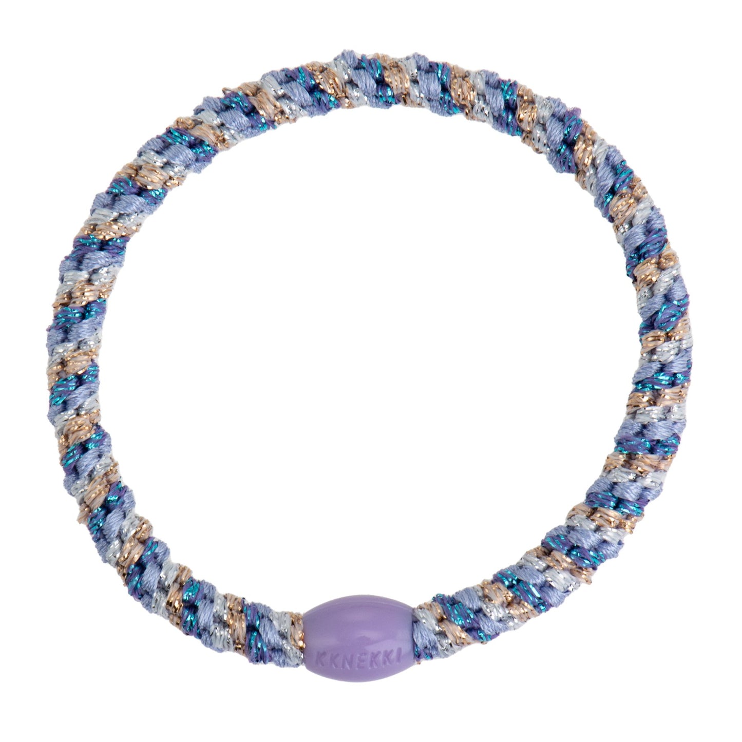 Kknekki | Bon Dep Haargummi - Slim Purplesilver Gold - kleinstadtleben concept store