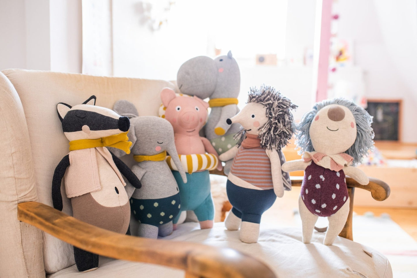 Kuscheltier Dachs 'Lou' - kleinstadtleben concept store