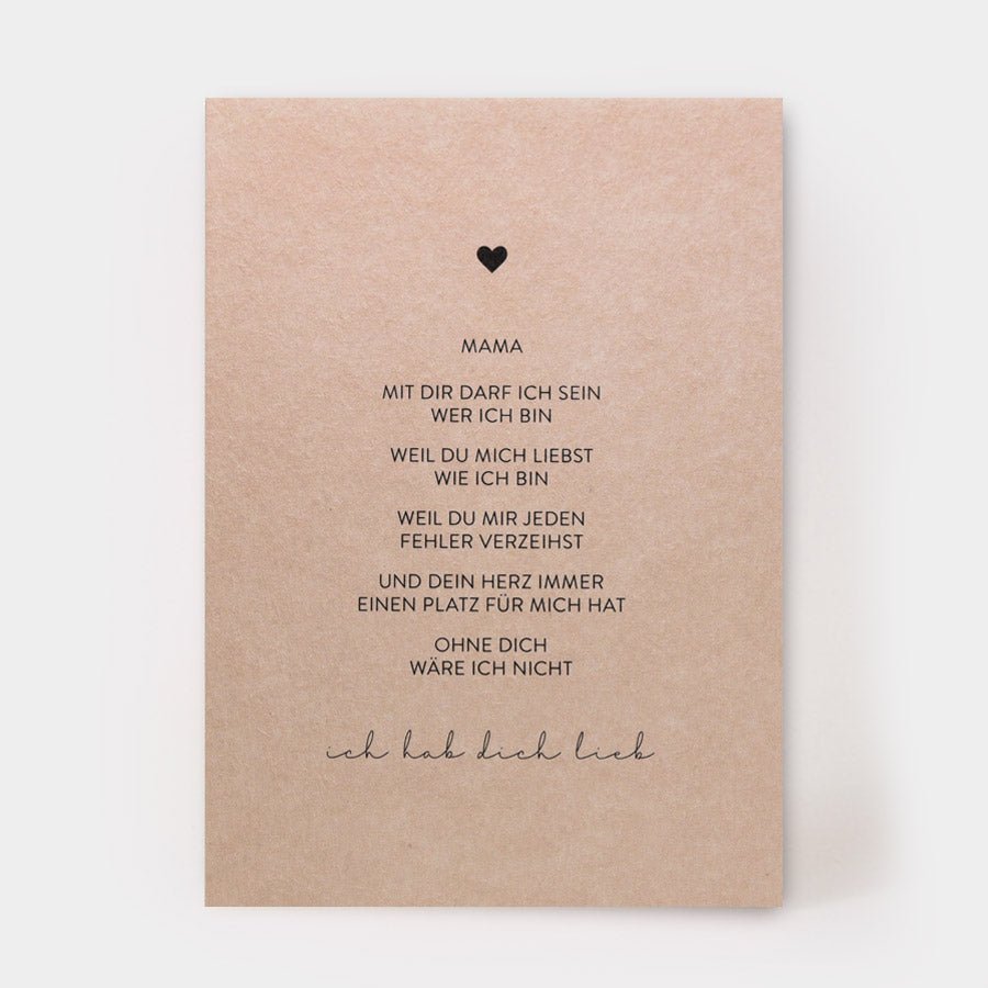 MAMA Postkarte - kleinstadtleben concept store