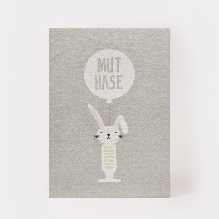 MUTHASE Postkarte - kleinstadtleben concept store