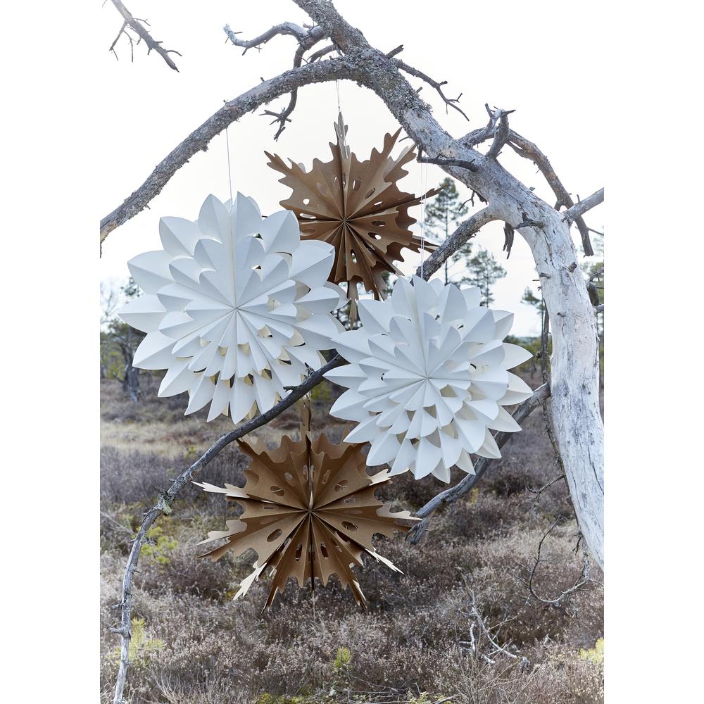 Papierstern LED beleuchtet - kleinstadtleben concept store