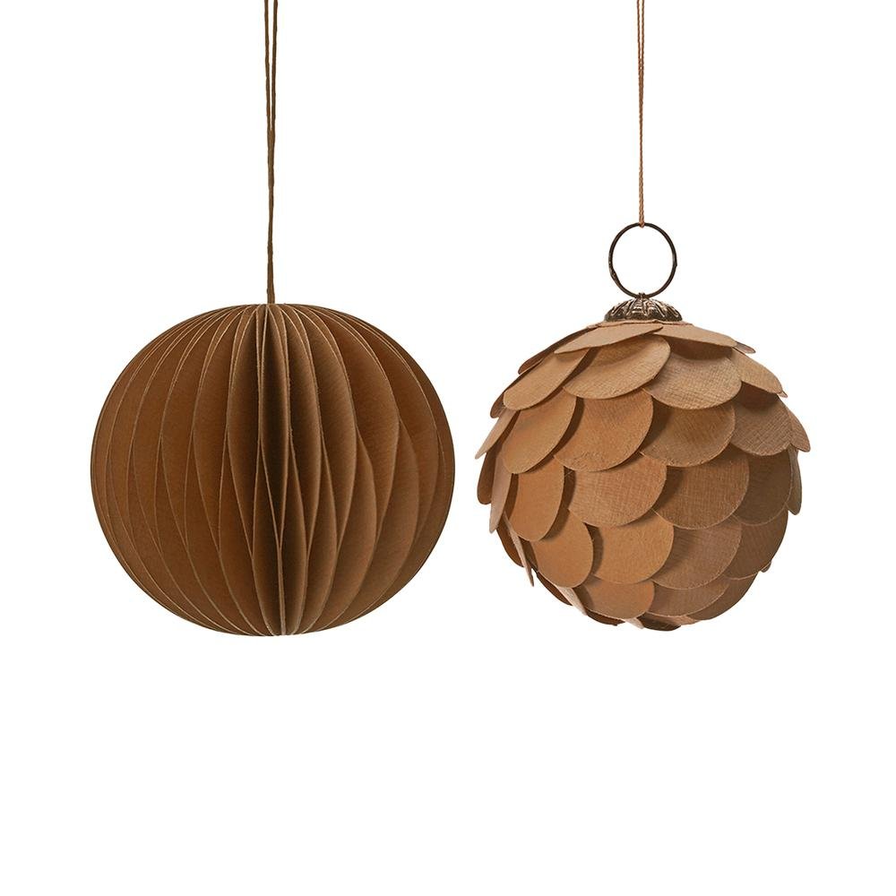 up-cycling Papierkugel amber - kleinstadtleben concept store