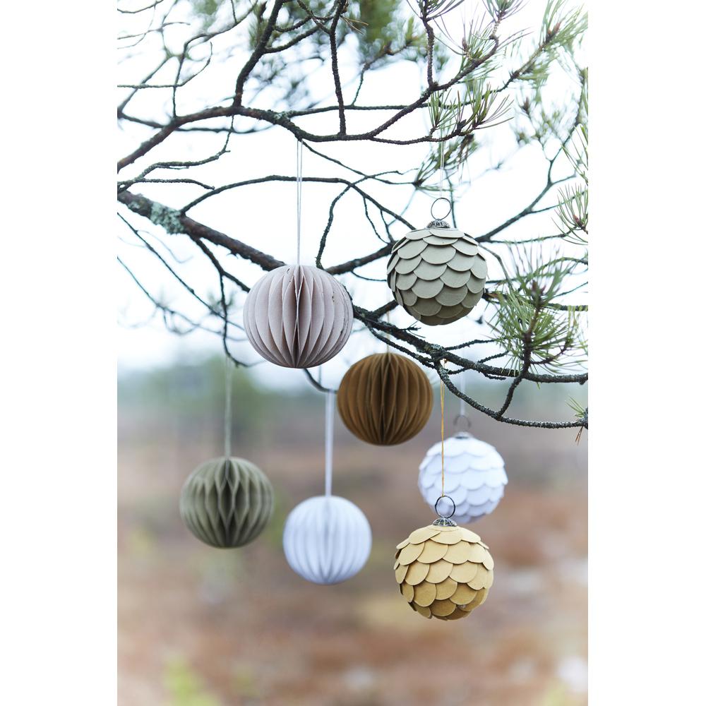 up-cycling Papierkugel beige - kleinstadtleben concept store