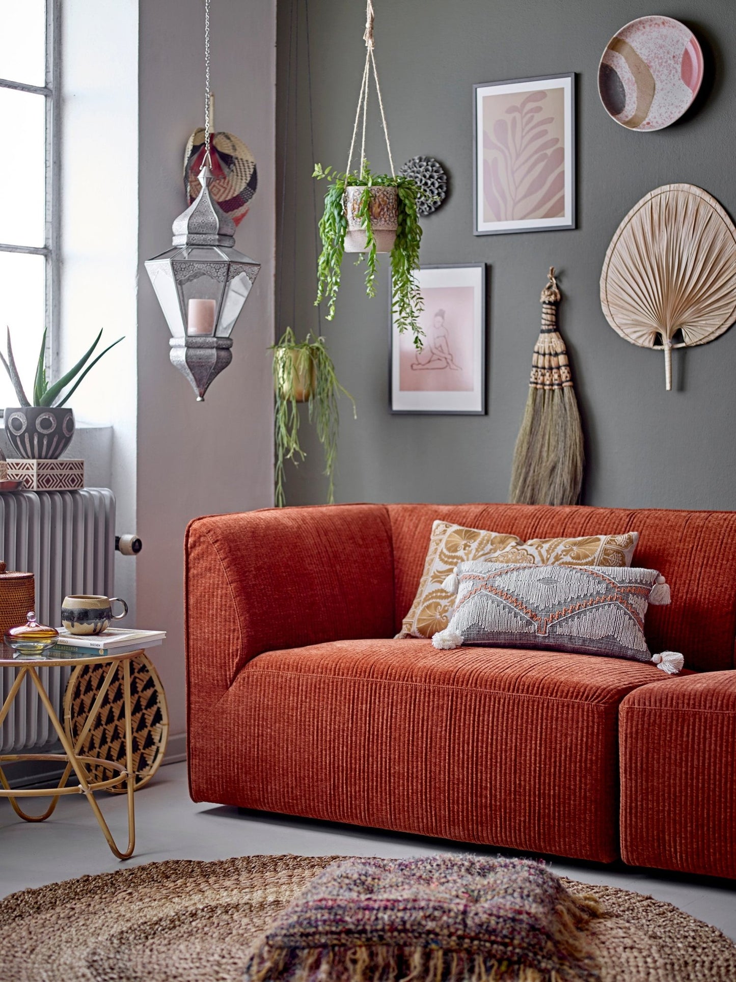 Wandfächer Palmleaf natur 2er Set - kleinstadtleben concept store