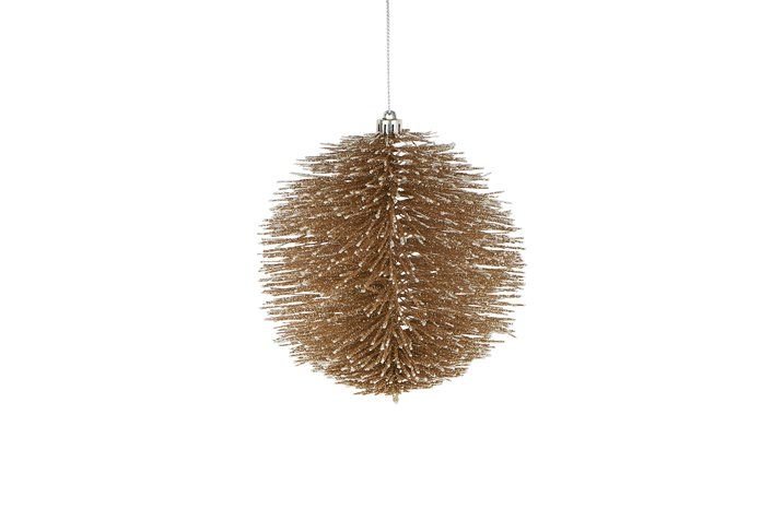 Weihnachtskugel Seoul Gold mit Glitzer - kleinstadtleben concept store