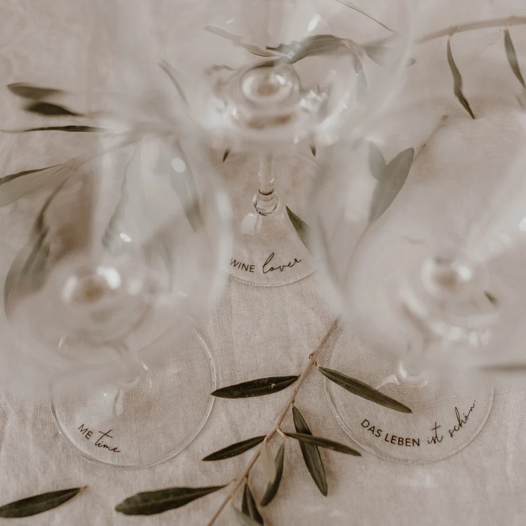 Weinglas | Das Leben ist schön 490 ml - kleinstadtleben concept store