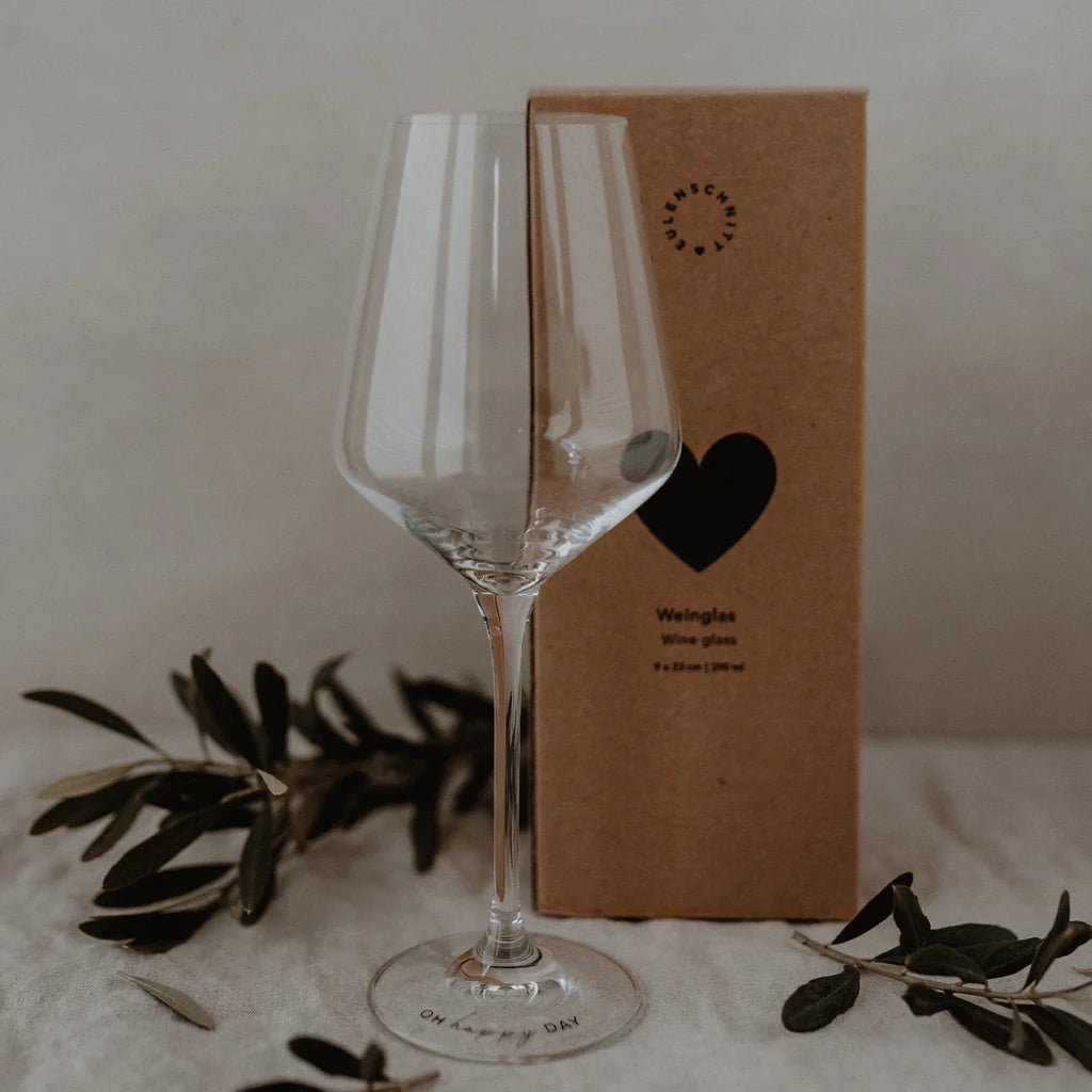 Weinglas | Oh happy day 390 ml - kleinstadtleben concept store