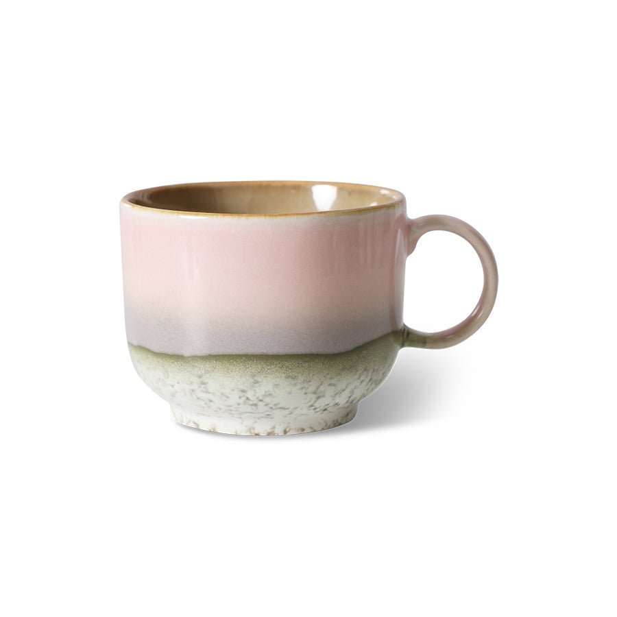 HKliving 70s Ceramics Tea Cup "Muse" – Retro Keramiktasse 425 ml - kleinstadtleben concept store