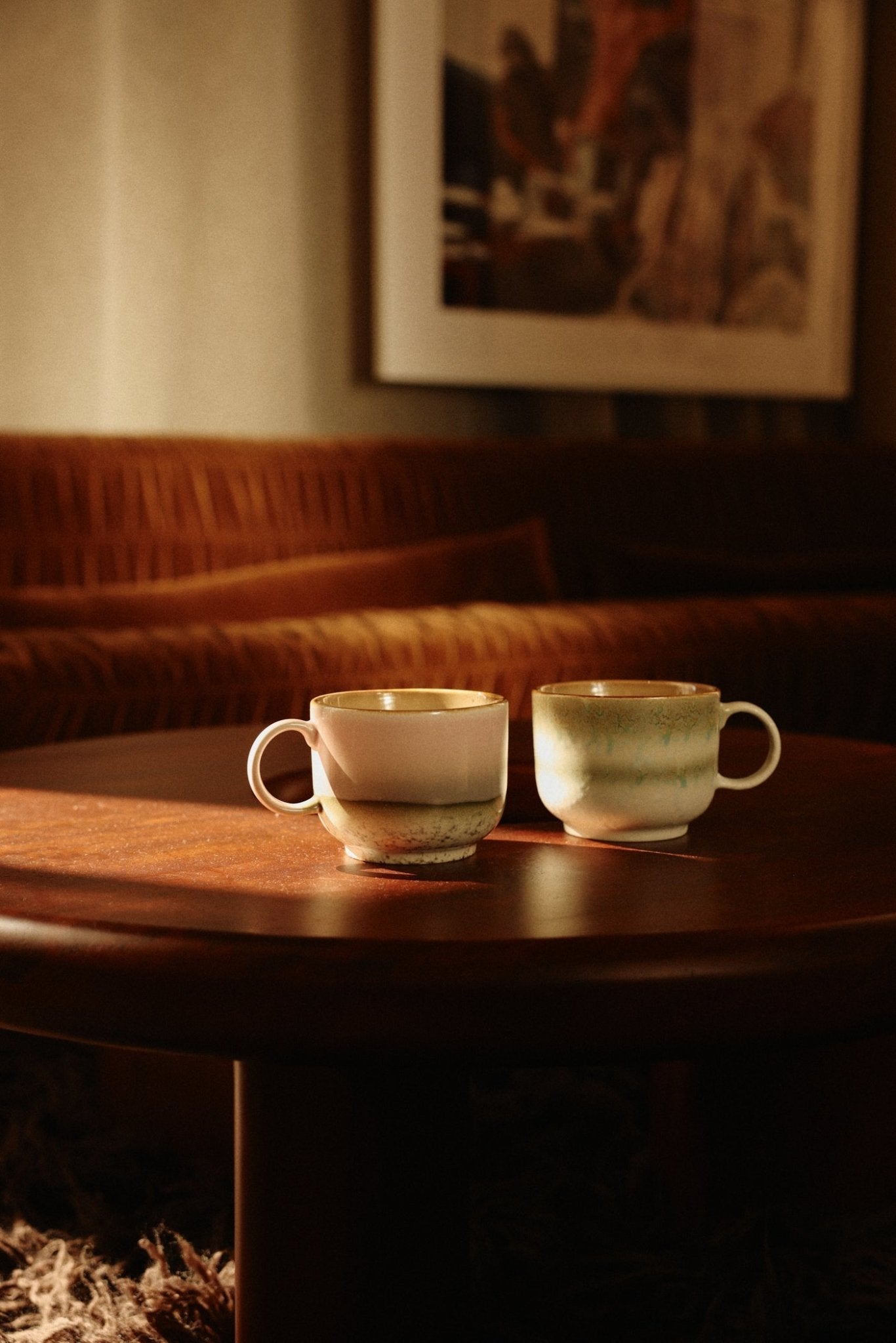 HKliving 70s Ceramics Tea Cup "Muse" – Retro Keramiktasse 425 ml - kleinstadtleben concept store