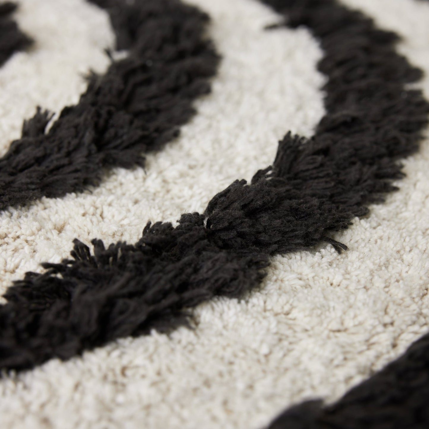 HKliving Runde Badematte "monochrome braun" - 80x80 cm, 100% Baumwolle - kleinstadtleben concept store