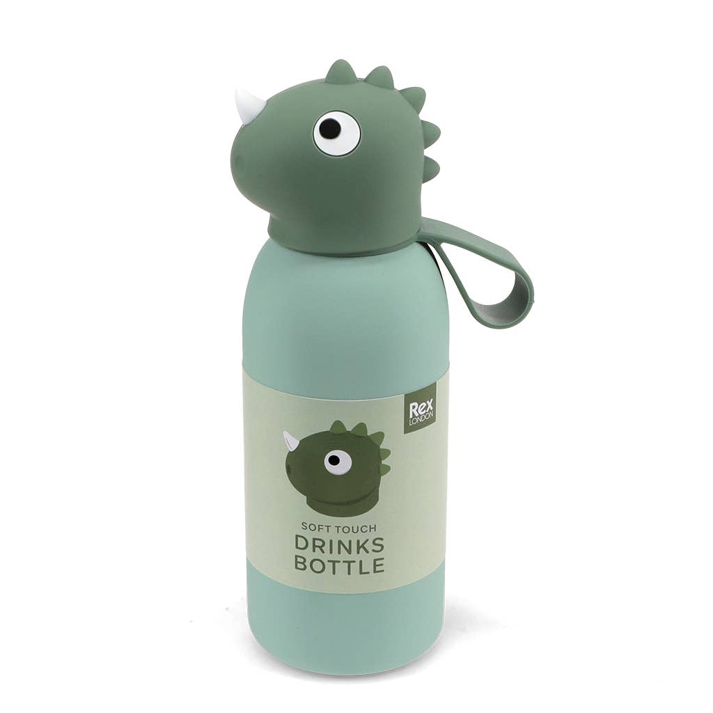 Kinder-Trinkflasche mit Tierkopf 350 ml – Dinosaurier - kleinstadtleben concept store