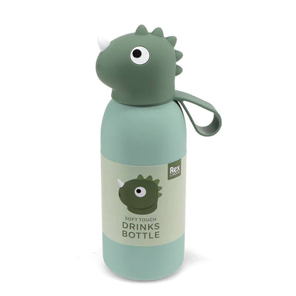 Kinder-Trinkflasche mit Tierkopf 350 ml – Dinosaurier - kleinstadtleben concept store
